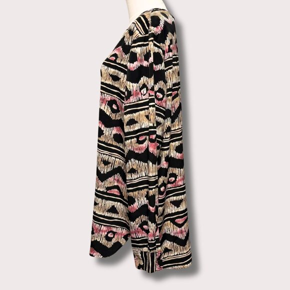 Alfred Dunner Stunner Top | Flowy Boho Grandma Art Teacher Blouse | Size 18 - Picture 4 of 7